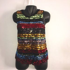 Sequin Shell Top Holiday!